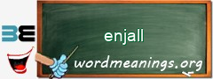 WordMeaning blackboard for enjall